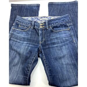 Gap Women's Y2K Jeans Mid-Rise Boot Cut Blue Classic Denim Jeans Size 6